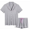 Fleece Plaid Frauen Pyjama-Sets